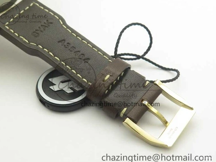 MIROTIME 0311 Big Pilot IW501005 Real Bronze ZF 1:1 Best Edition Black Dial on Brown Leather Strap A Sleek 7192